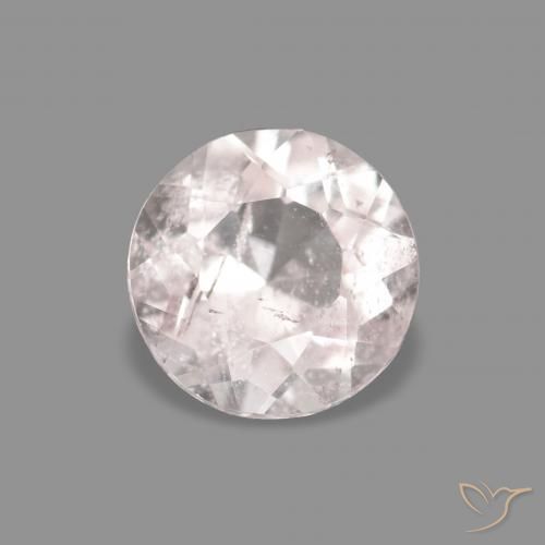0.42ct Rosado muy claro Morganita, Redondo, VS-SI