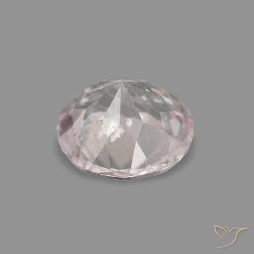 Morganita Rosado muy claro natural de 0.42 ct, Redondo, VS-SI