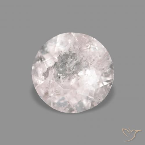 Morganita Rosado muy claro natural de 0.42 ct, Redondo, VS-SI