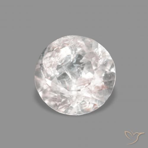 Morganita Rosado muy claro natural de 0.40 ct, Redondo, VS-SI