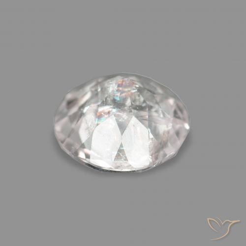 Morganita Rosado muy claro natural de 0.40 ct, Redondo, VS-SI