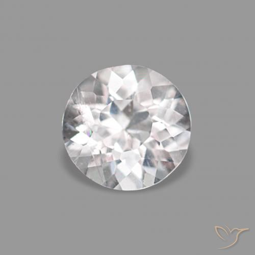 0.26ct Rosado claro Morganita, Redondo, VS