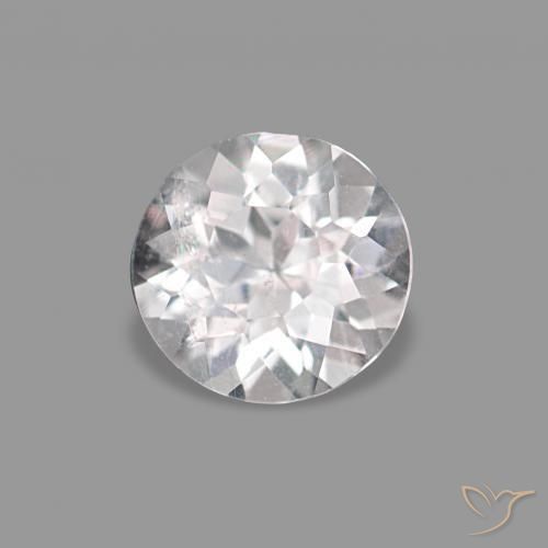 Morganita Rosado claro natural de 0.26 ct, Redondo, VS
