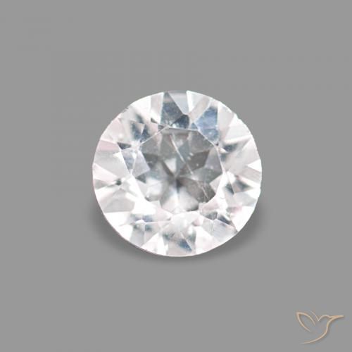 0.12ct Rosado claro Morganita Piedras Preciosas, Redondo, VS