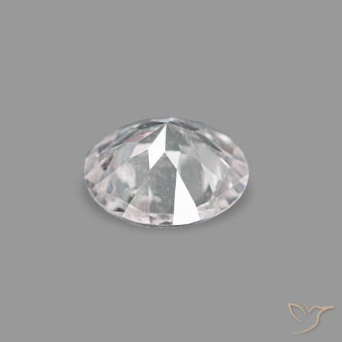 Morganita Rosado claro natural de 0.12 ct, Redondo, VS