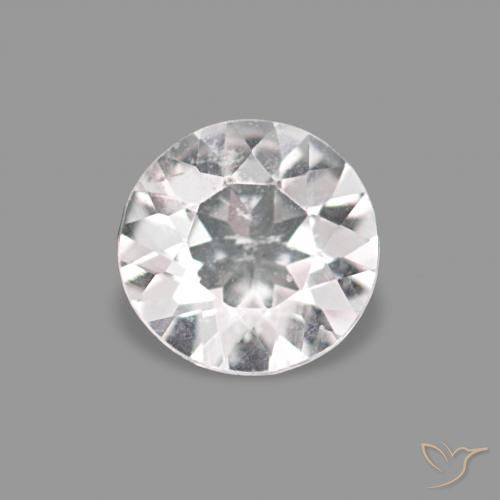 0.19ct Rosado claro Morganita, Redondo, VS