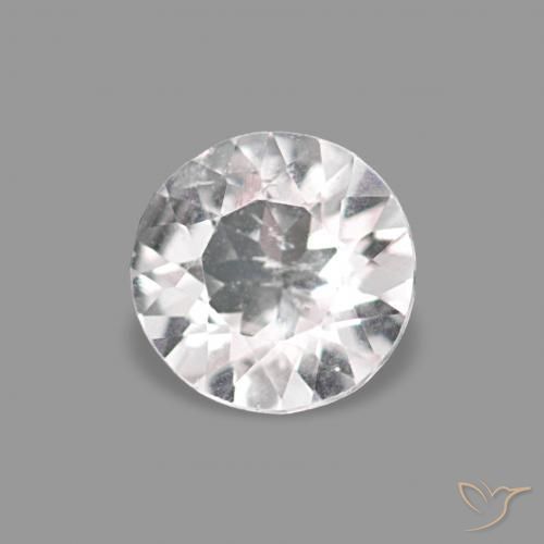 Morganita Rosado claro natural de 0.19 ct, Redondo, VS