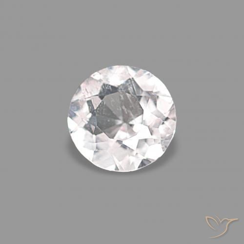 Morganita Rosado claro natural de 0.21 ct, Redondo, VS