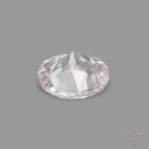Morganita Rosado claro natural de 0.22 ct, Redondo, VS