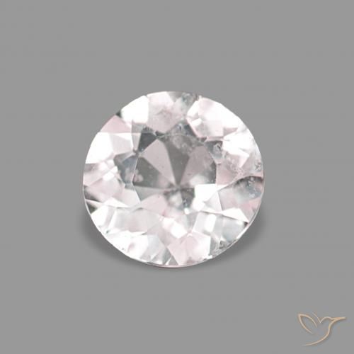 0.29ct Rosado claro Morganita, Redondo, VS