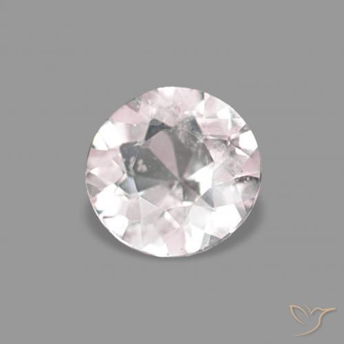 Morganita Rosado claro natural de 0.29 ct, Redondo, VS