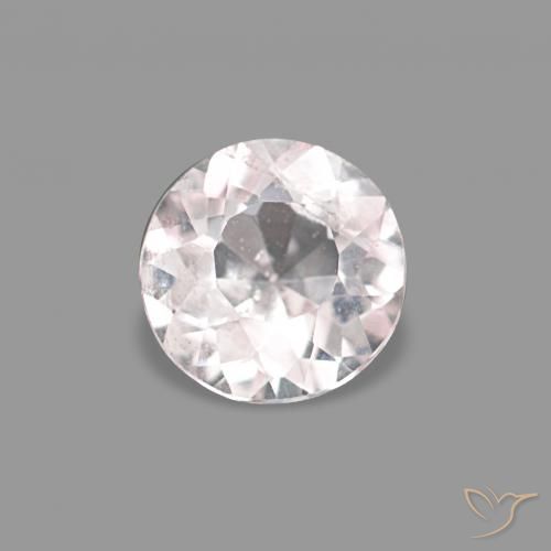 0.29ct Rosado claro Morganita, Redondo, VS