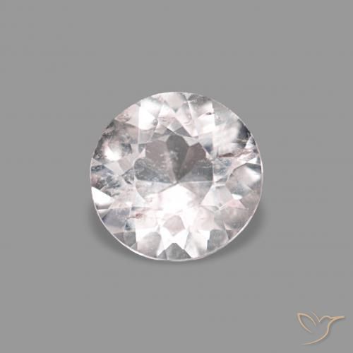 Morganita Rosado claro natural de 0.29 ct, Redondo, VS