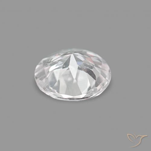 Morganita Rosado muy claro natural de 0.23 ct, Redondo, VVS-VS