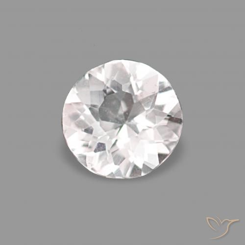 0.12ct Rosado muy claro Morganita Piedras Preciosas, Redondo, VVS