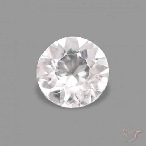 0.20ct Rosado muy claro Morganita, Redondo, VVS