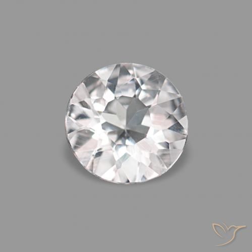 0.16ct Rosado muy claro Morganita Piedras Preciosas, Redondo, VVS