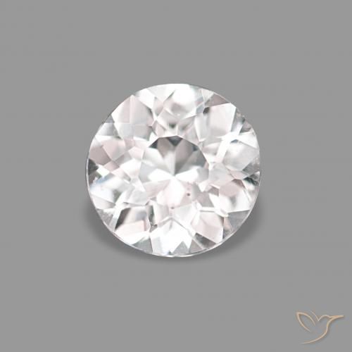 0.27ct Rosado claro Morganita, Redondo, VVS