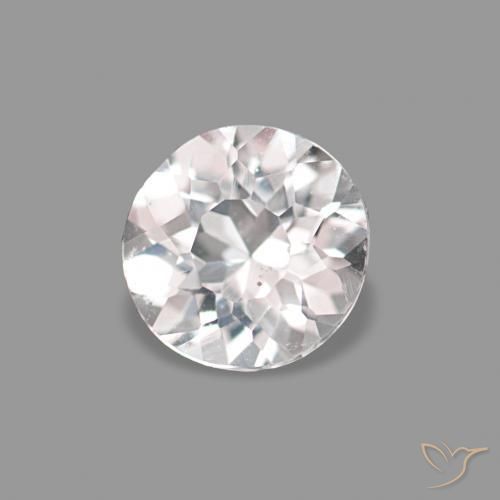 Morganita Rosado claro natural de 0.27 ct, Redondo, VVS