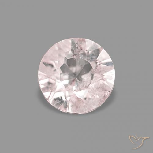 0.29ct Rosado flamingo Morganita, Redondo, VS-SI