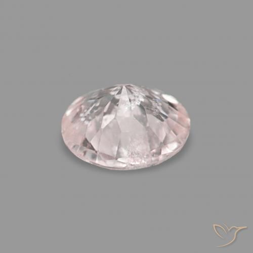 Morganita Rosado flamingo natural de 0.29 ct, Redondo, VS-SI