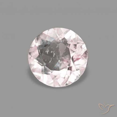 Morganita Rosado muy claro natural de 0.35 ct, Redondo, VS-SI