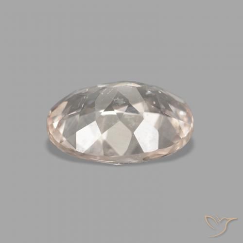 Morganita Rosado muy claro natural de 0.96 ct, Ovalada, VVS-VS