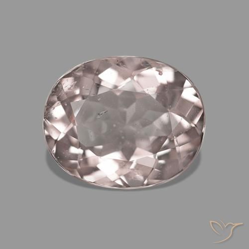 Morganita Medium Light-Pink natural de 1.35 ct, Ovalada, VS