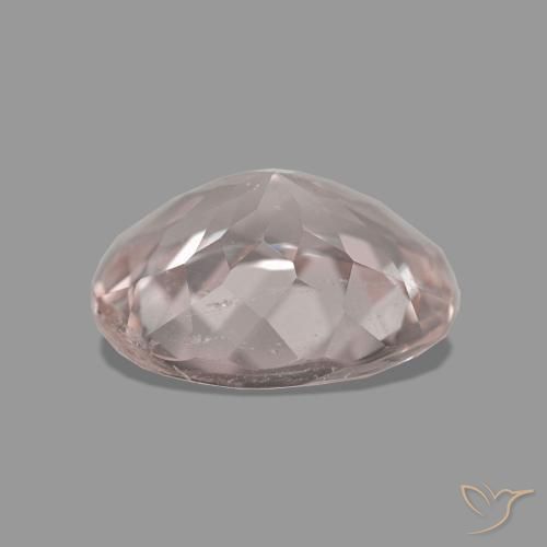 Morganita Medium Light-Pink natural de 1.35 ct, Ovalada, VS