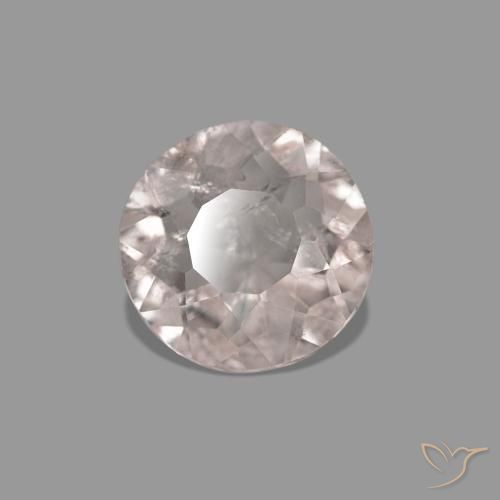 Morganita Medium Light-Pink natural de 0.41 ct, Redondo, SI