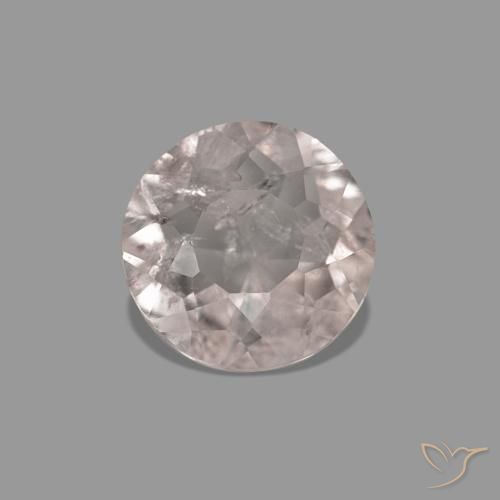 Morganita Medium Light-Pink natural de 0.41 ct, Redondo, SI