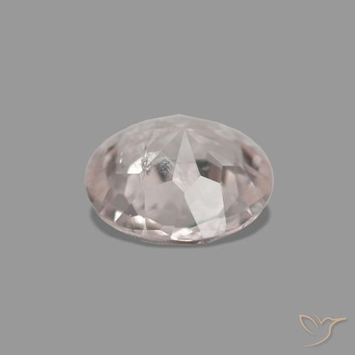 Morganita Medium Light-Pink natural de 0.41 ct, Redondo, SI