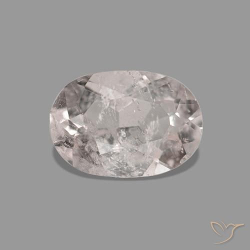 Morganita Medium Light-Pink natural de 0.56 ct, Ovalada, SI