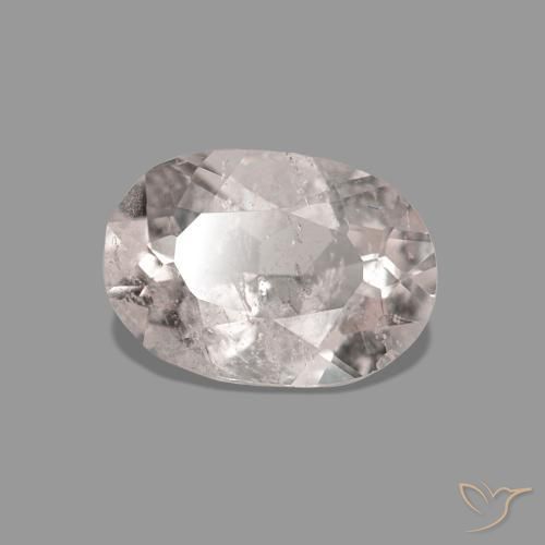 Morganita Medium Light-Pink natural de 0.56 ct, Ovalada, SI