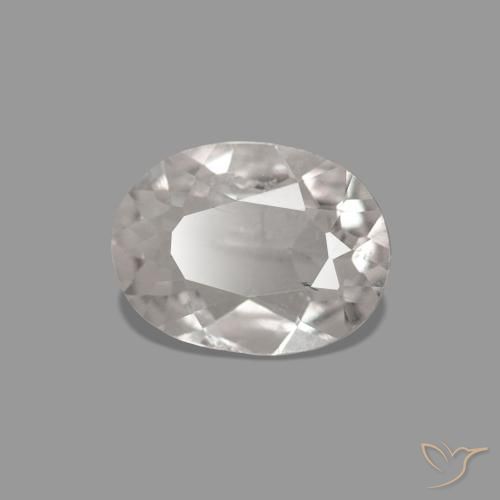 Morganita Rosado flamingo natural de 0.37 ct, Corte Óvalo, VS