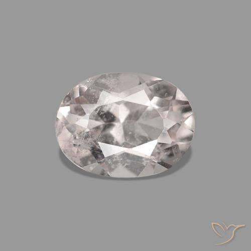 Morganita Rosado claro natural de 0.54 ct, Corte Óvalo, VS