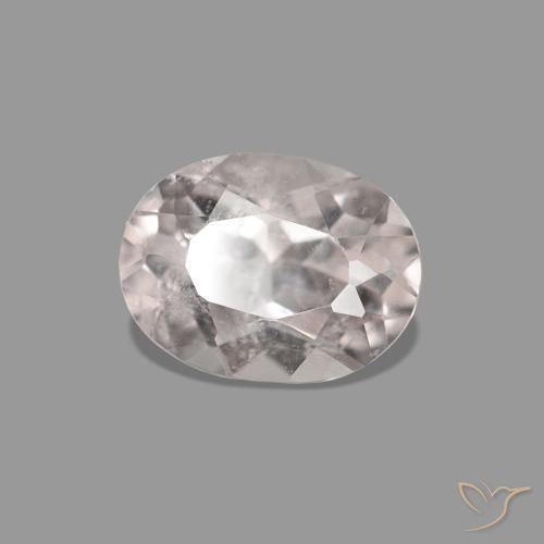 Morganita Rosado claro natural de 0.54 ct, Corte Óvalo, VS