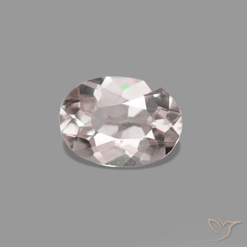 Morganita Rosado muy claro natural de 0.33 ct, Corte Óvalo, VVS