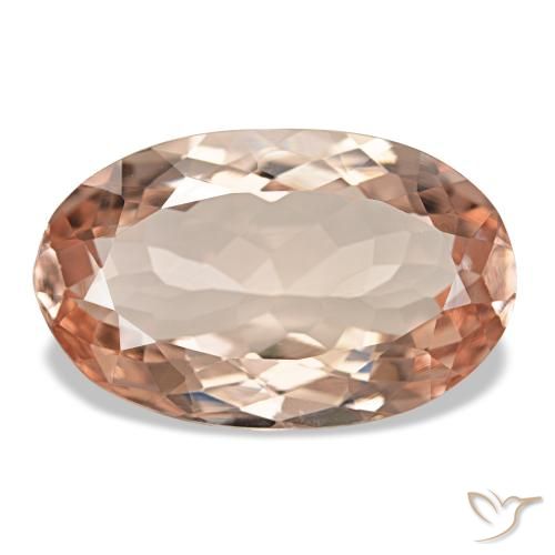 Morganita rosa de 6,71 ct, ovalado, VVS