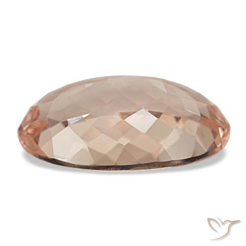 Morganita rosa natural de 6,71 ct, corte óvalo, VVS