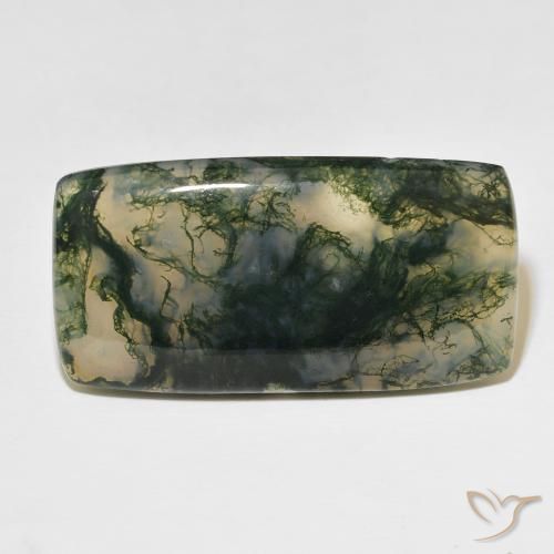 49.99ct Natural Multicolor ágata de musgo, Forma Cojín, Translúcido