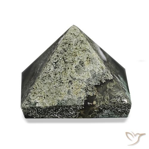 85.25ct Verde bosque Ágata musgosa, Cuadrado, Opaco