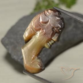 Madreperla Ahumado natural de 5.07 ct, Elegante, Opaco
