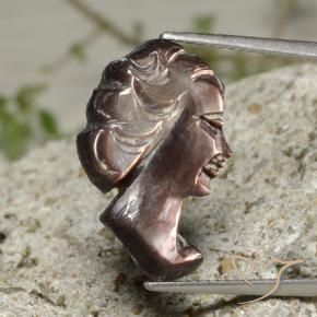 Madreperla Ahumado natural de 3.90 ct, Elegante, Opaco