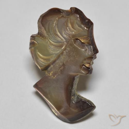 Madreperla Ahumado natural de 3.67 ct, Elegante, Opaco
