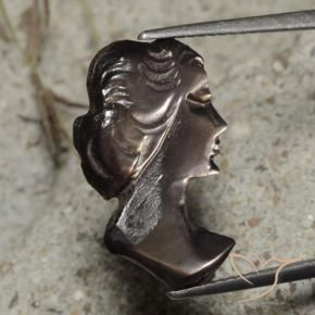 Madreperla Marrón sombra natural de 4.17 ct, Elegante, Opaco