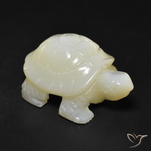 Madreperla Blanco perlado natural de 22.16 ct, Elegante, Opaco