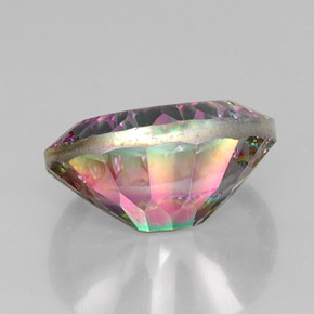 Cuarzo místico multicolor natural de 13,18 ct, corte óvalo, VVS