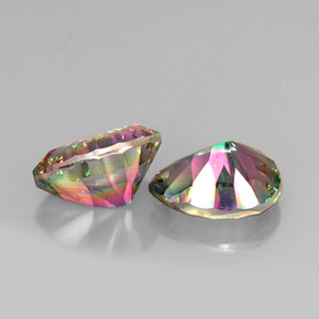 Gemas de Cuarzo Místico Arcoíris superior natural de  ct, En forma de pera, VVS