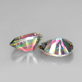Gemas de Cuarzo Místico Arcoíris superior natural de  ct, En forma de pera, VVS